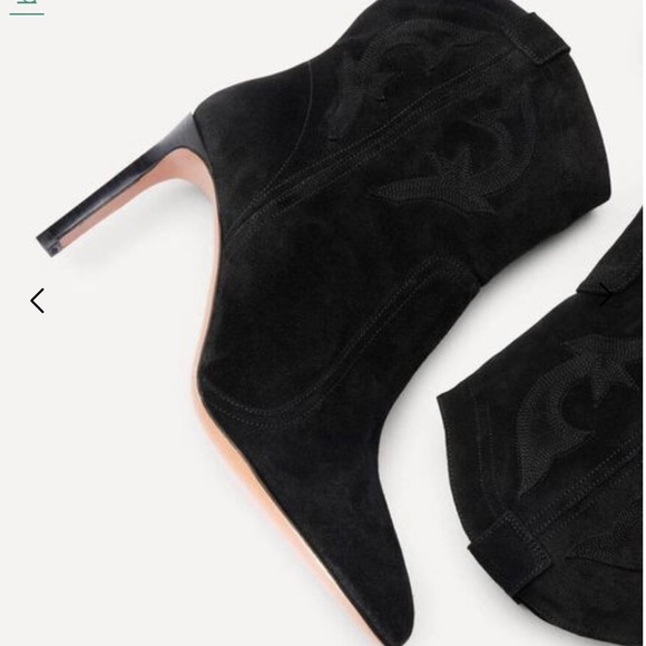 NEW ba&sh Heeled Black Ankle Boot Size 39 IT / 8.5 US - Picture 3 of 8